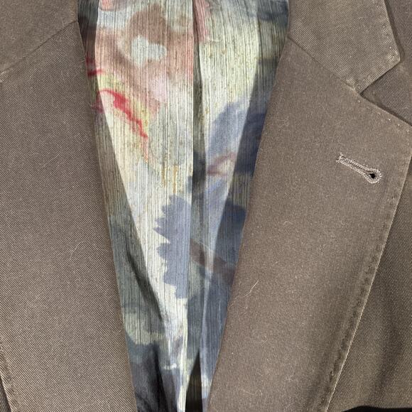 Kroon Blazer Mens 40R Brown Corduroy Matthews Wash 2 Button Sport Coat Jacket - Picture 3 of 10